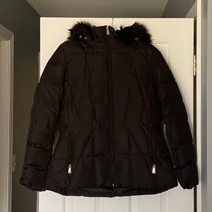 Calvin Klein Down Jacket with Faux Fur Hood